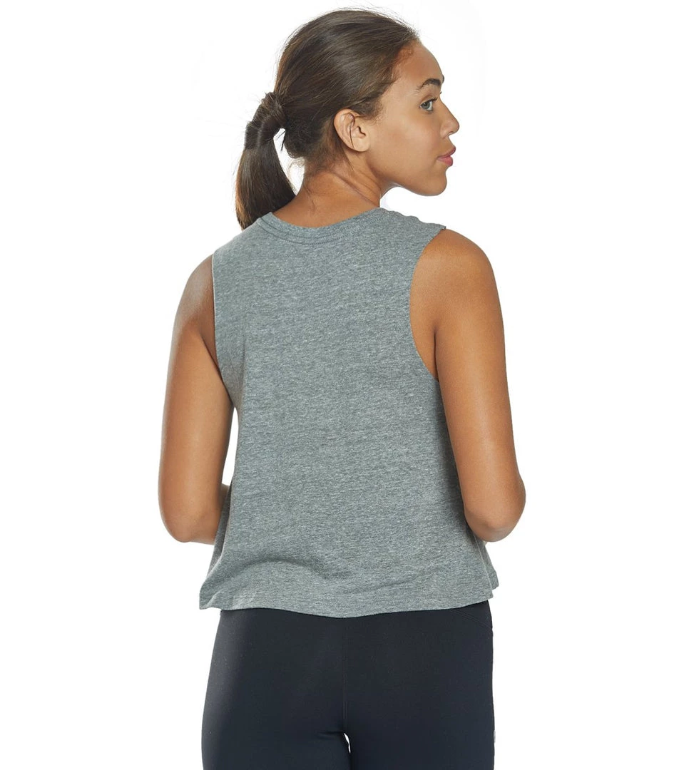 Spiritual Gangster Radiate Crop Tank Medium Heather Grey CLOTHING 5 Spiritual Gangster Radiate Crop Tank Medium Heather Grey CLOTHING
