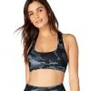 Beyond Yoga Lux Work It Out Yoga Sports Bra Navy Camo