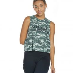 Spiritual Gangster SGV Crop Tank Camo CLOTHING