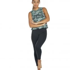 Spiritual Gangster SGV Crop Tank Camo CLOTHING