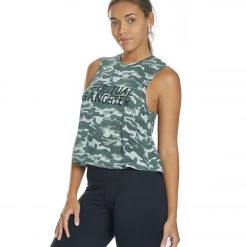 Spiritual Gangster SGV Crop Tank Camo CLOTHING