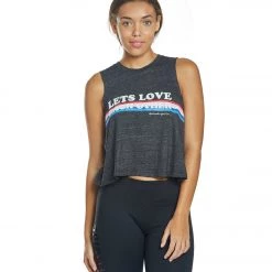 Spiritual Gangster Lets Love Crop Tank