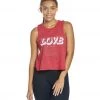 CLOTHING Spiritual Gangster Love Crop Tank Crimson 2 CLOTHING Spiritual Gangster Love Crop Tank Crimson