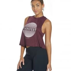 Spiritual Gangster Manifest Tech Crop Tank Fig 13 Spiritual Gangster Manifest Tech Crop Tank Fig