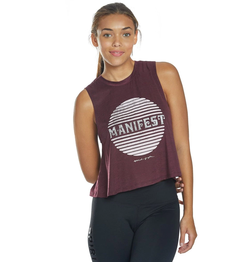 Spiritual Gangster Manifest Tech Crop Tank Fig 9 Spiritual Gangster Manifest Tech Crop Tank Fig