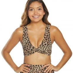 Spiritual Gangster Cheetah Inner Peace Sports Bra CLOTHING