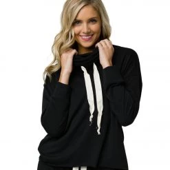 Onzie Cowl Neck Longsleeve Top Black 13 Onzie Cowl Neck Longsleeve Top Black