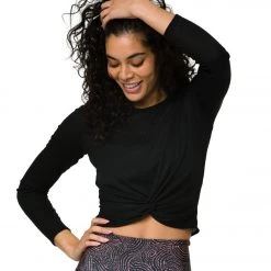 CLOTHING Onzie Twirl Longsleeve Top Black