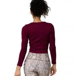 Onzie Twirl Longsleeve Top Merlot