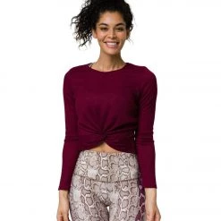 Onzie Twirl Longsleeve Top Merlot