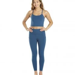 CLOTHING Everyday Yoga Unity Solid Crop Tank True Navy