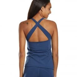 Everyday Yoga Elevated Support Tank True Navy