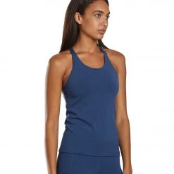 Everyday Yoga Elevated Support Tank True Navy