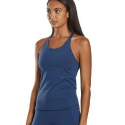 Everyday Yoga Elevated Support Tank True Navy