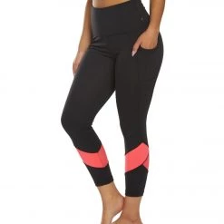 Marika Nellie Mid Calf Yoga Capris Sassy Coral CLOTHING
