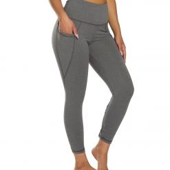 CLOTHING Marika Carter Mid Calf Yoga Capris Heather Grey