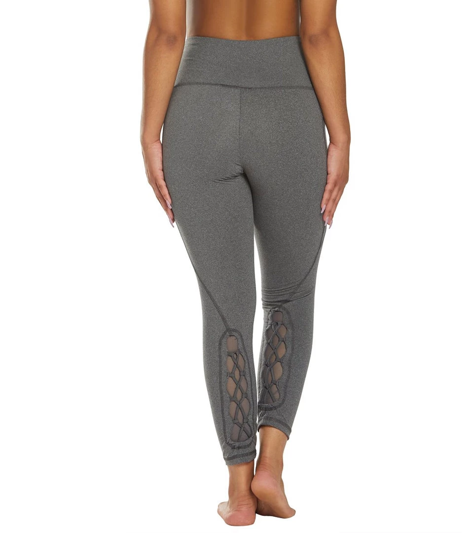 CLOTHING Marika Carter Mid Calf Yoga Capris Heather Grey 5 CLOTHING Marika Carter Mid Calf Yoga Capris Heather Grey