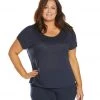 CLOTHING Marika Plus Size Nadine Yoga Tee 2 CLOTHING Marika Plus Size Nadine Yoga Tee