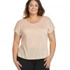 CLOTHING Marika Plus Size Nadine Yoga Tee Evening Sand
