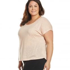 CLOTHING Marika Plus Size Nadine Yoga Tee Evening Sand 13 CLOTHING Marika Plus Size Nadine Yoga Tee Evening Sand