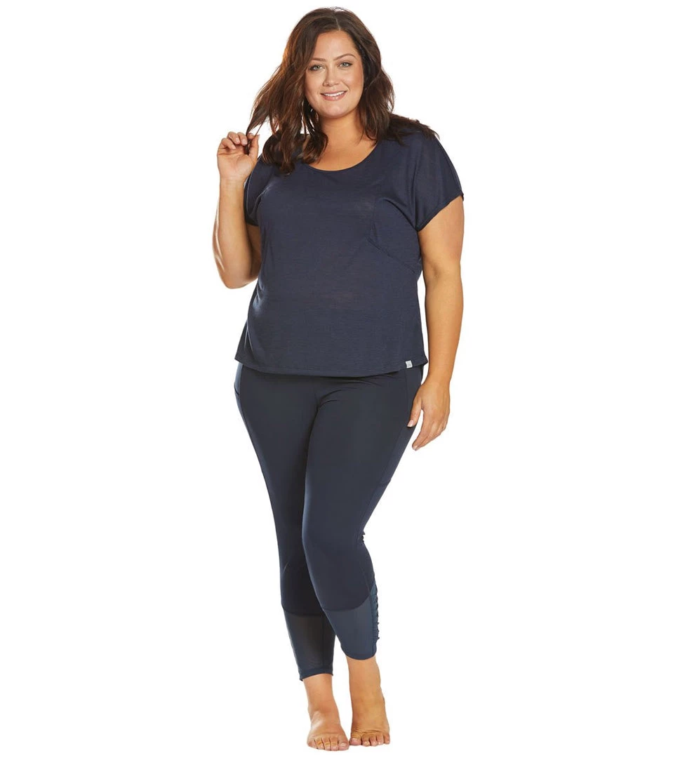CLOTHING Marika Plus Size Nadine Yoga Tee Navy Blazer 6 CLOTHING Marika Plus Size Nadine Yoga Tee Navy Blazer
