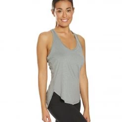 Marika Getaway Singlet Yoga Tank Top Heather Black CLOTHING 10 Marika Getaway Singlet Yoga Tank Top Heather Black CLOTHING