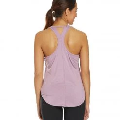 Marika Getaway Singlet Yoga Tank Top Heather Magenta Lust CLOTHING