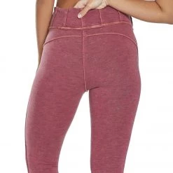 Free People Hybrid Yoga Leggings Dark Pink