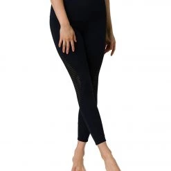 Onzie Shape Mesh 7/8 Yoga Leggings Stripe Mesh CLOTHING 9 Onzie Shape Mesh 7/8 Yoga Leggings Stripe Mesh CLOTHING