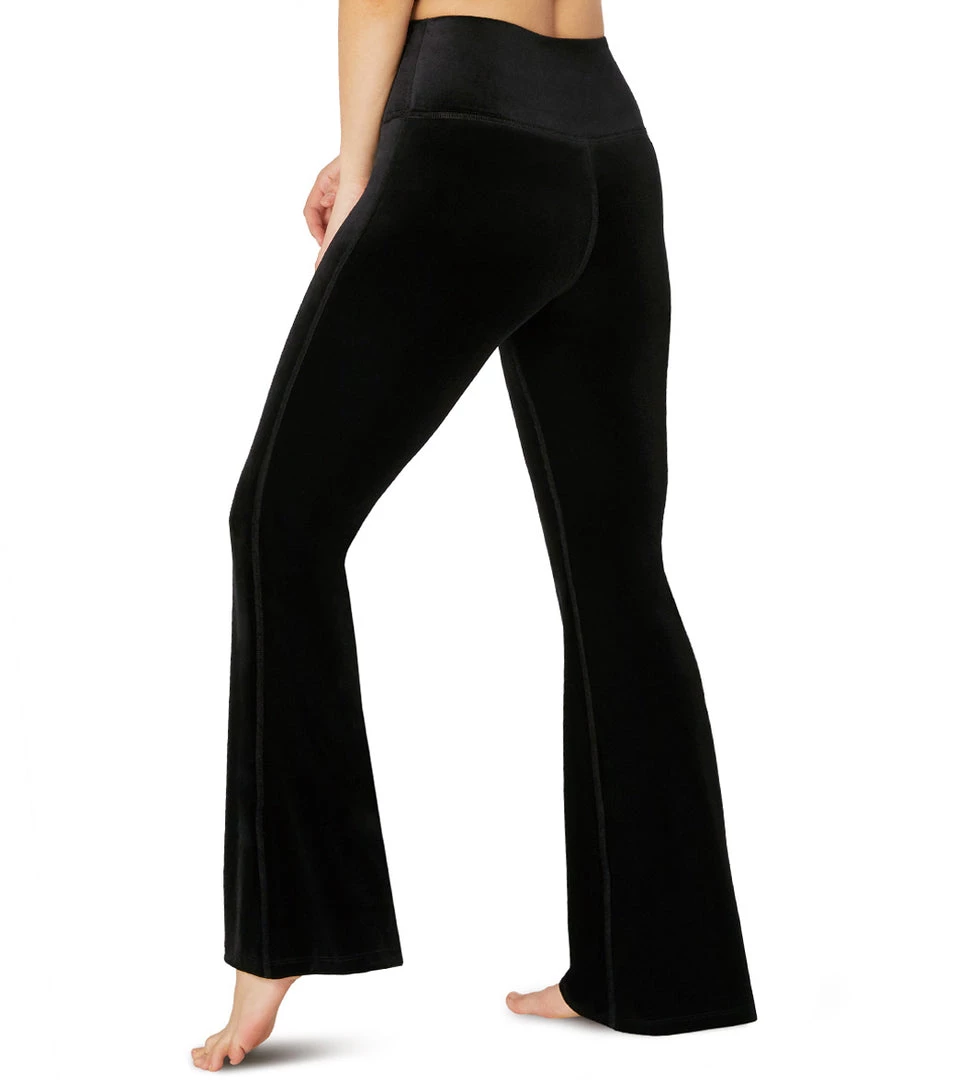 Beyond Yoga Velvet Bell Yoga Pants Black 5 Beyond Yoga Velvet Bell Yoga Pants Black