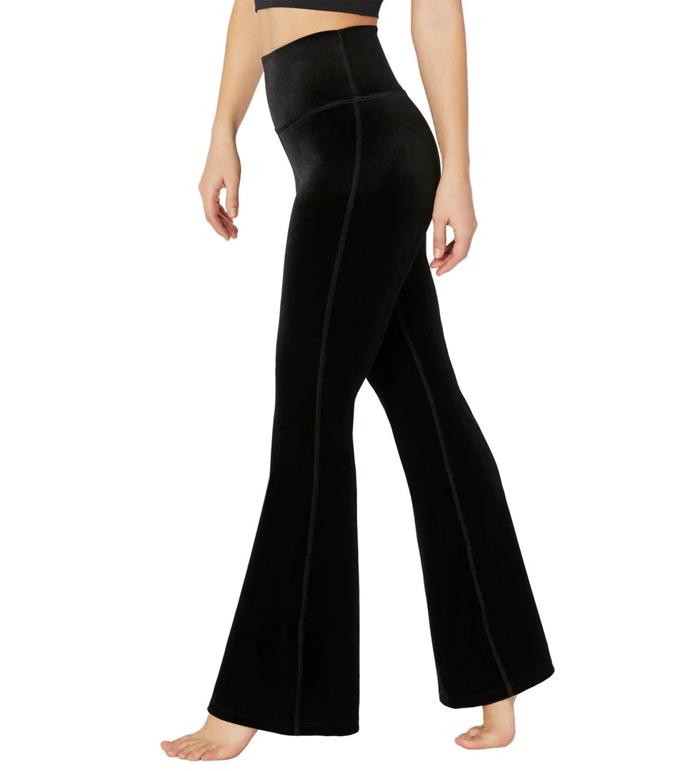 Beyond Yoga Velvet Bell Yoga Pants Black 8 Beyond Yoga Velvet Bell Yoga Pants Black