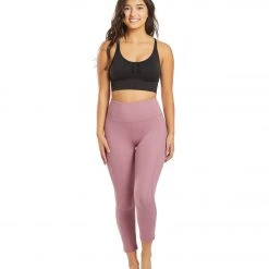 CLOTHING Balance Collection Briar High Waisted Yoga Capris Dusky Orchid