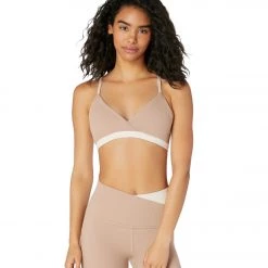 Beyond Yoga Graceland Yoga Sports Bra Desert Suede CLOTHING