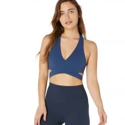 Beyond Yoga Run Around Yoga Sports Bralet Blue Horizon CLOTHING