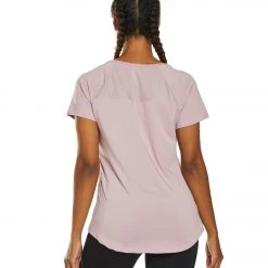 CLOTHING Marika Huntington Short Sleeve Yoga Tee Mauve Shadows