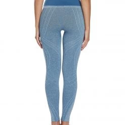 NUX Faint Hearted Seamless Yoga Leggings Steely Skies Heather CLOTHING