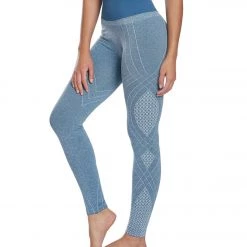 NUX Faint Hearted Seamless Yoga Leggings Steely Skies Heather CLOTHING