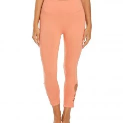 Balance Collection Miranda Yoga Capris Burnt Coral CLOTHING