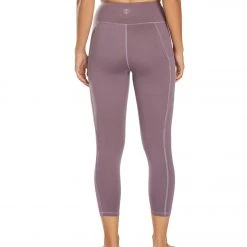 Balance Collection Eclipse Contender Yoga Capris Black Plum