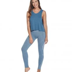 CLOTHING NUX Inside Track Yoga Tank Steely Skies