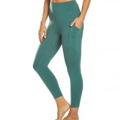 CLOTHING Balance Collection Eclipse Contender Yoga Capris Mallard Green