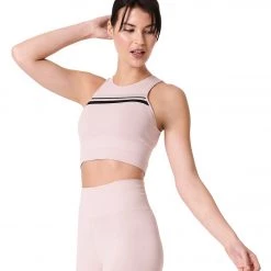NUX Band It Yoga Crop Desert Rose CLOTHING