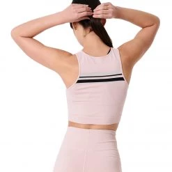 NUX Band It Yoga Crop Desert Rose CLOTHING