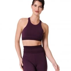 CLOTHING NUX Sprint Racer Yoga Sports Bra Purple Nights
