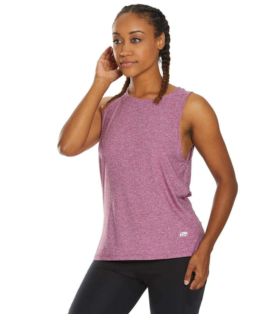 CLOTHING Marika Lunar Yoga Tank Heather Magenta Lust 4 CLOTHING Marika Lunar Yoga Tank Heather Magenta Lust