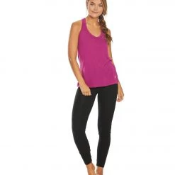 Balance Collection Clara Singlet Yoga Tank Magenta Lust CLOTHING