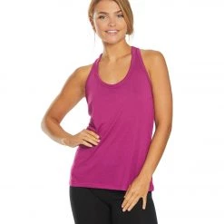 Balance Collection Clara Singlet Yoga Tank Magenta Lust CLOTHING