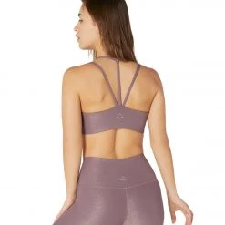 Beyond Yoga Twinkle Yoga Sports Bra Wild Orchid/Rose Gold Twinkle