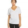 CLOTHING Bella + Canvas Slouchy V-Neck Tee White