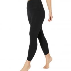 Beyond Yoga Spacedye Bright Side High Waisted 7/8 Yoga Leggings Darkest Night CLOTHING